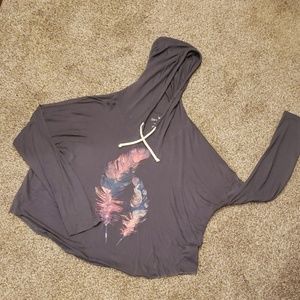 American Eagle Hooded Shirt